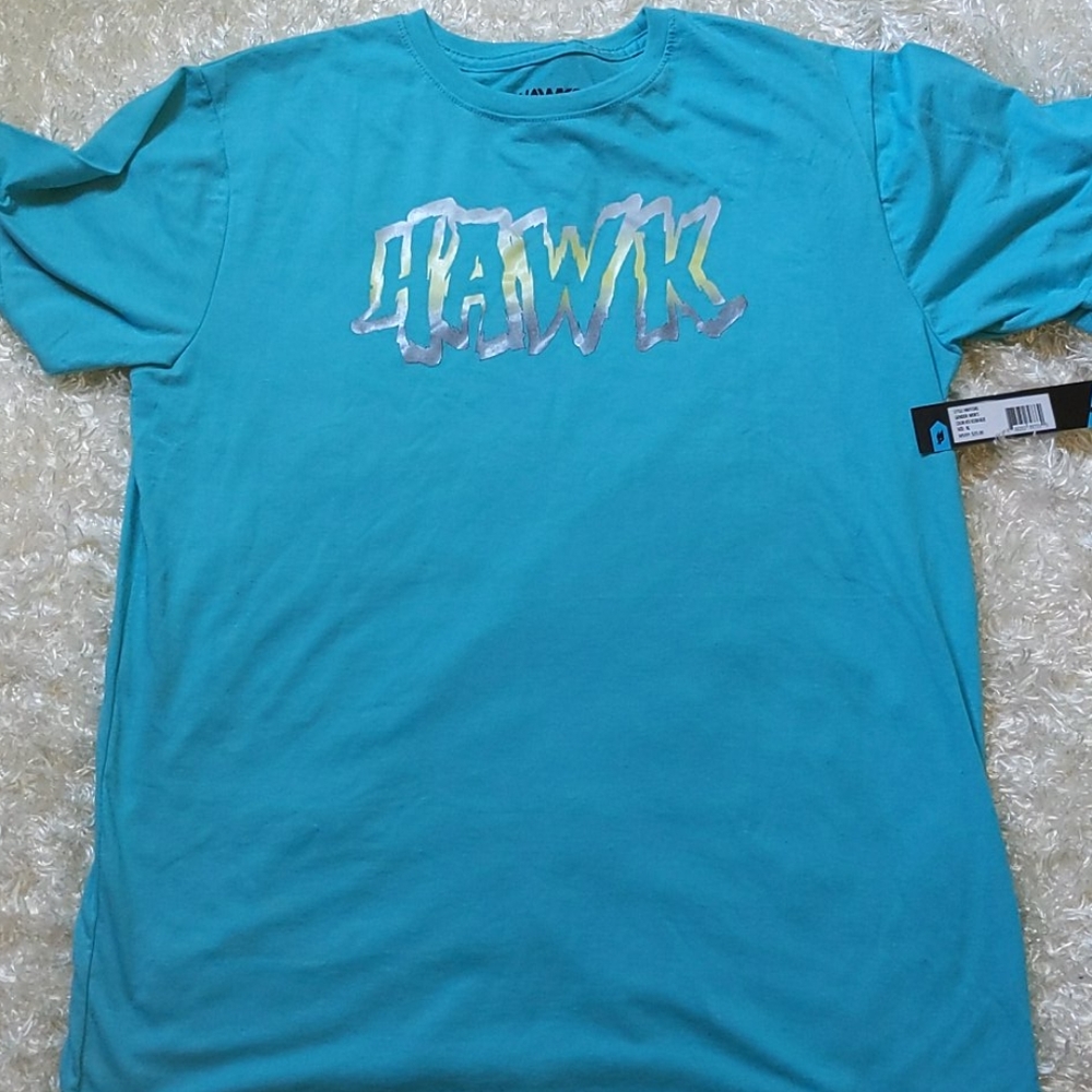 NWT!!Tony Hawk turq t shirt  SZ XL